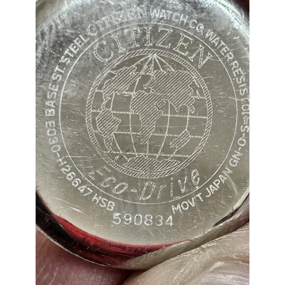 Ladies Citizen Eco-Drive 16 Genuine Diamonds E030-H26547 Watch Runs Well Solar - Picture 5 of 8